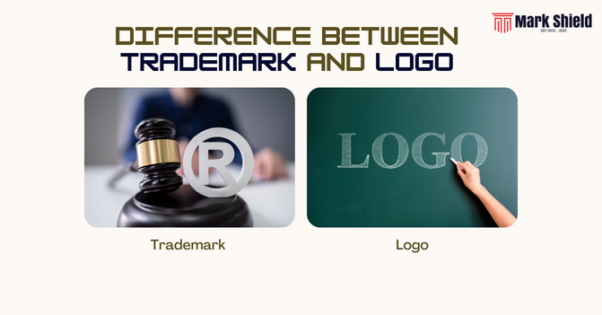 A image which is syndicating deference between trademark and logo